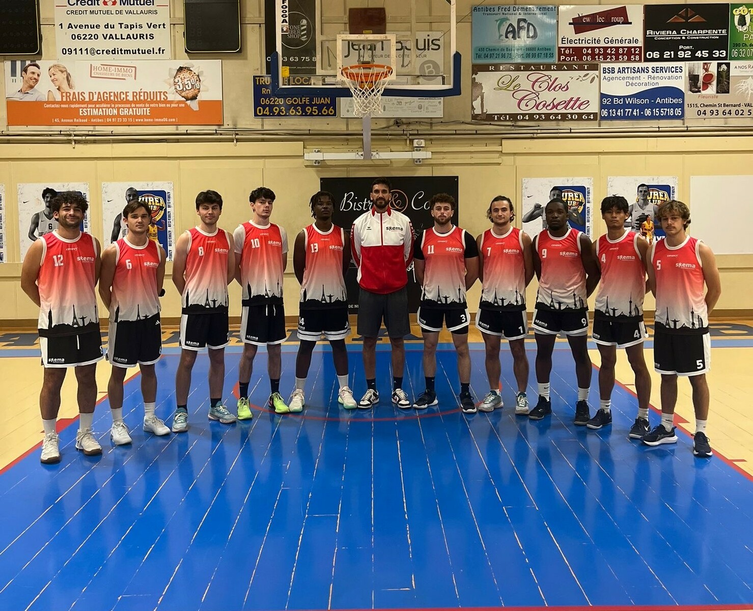 First match for the Skema's Basket Team | Premier match pour notre équipe de Basket