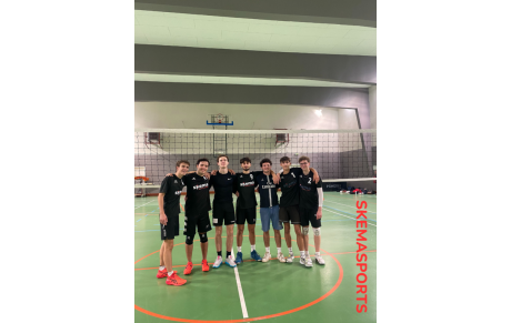 Le Volley-ball masculin en match de poule du championnat de ligue des Hauts-de-France 