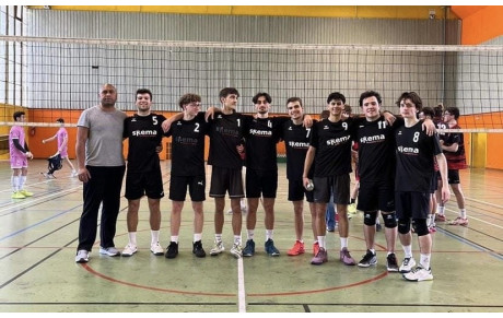 SKEMA Lille 5ème place au volley ball à la coupe de France des ESC